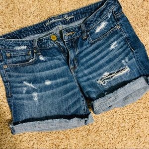 Distressed Denim Shorts - American Eagle